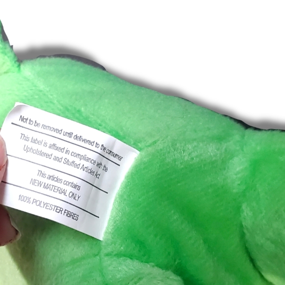 CalPlush Elephant Stuffed Animal Toy 2017 Zoo Kids Birthday Neon Green Yellow - Picture 12 of 12